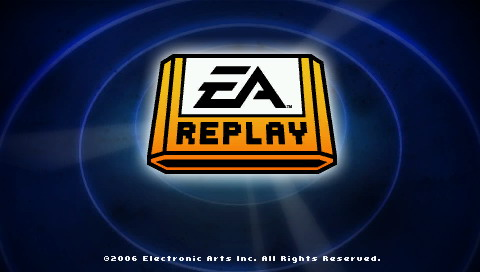 EA Replay title screen for PSP